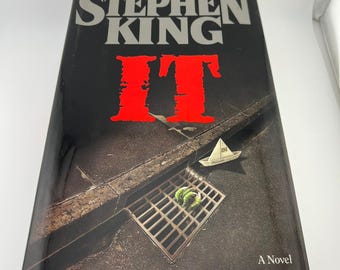 Stephen King IT 1986 Novela de terror vikinga de tapa dura Libro antiguo