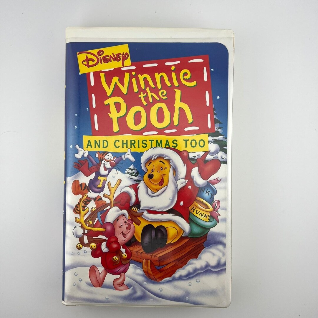 Disney Winnie the Pooh and Christmas Too VHS 1996 Clamshell Tested ...