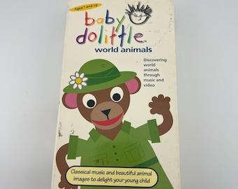 Baby Dolittle World Animals VHS Baby Einstein 2001 Educational Video Vintage
