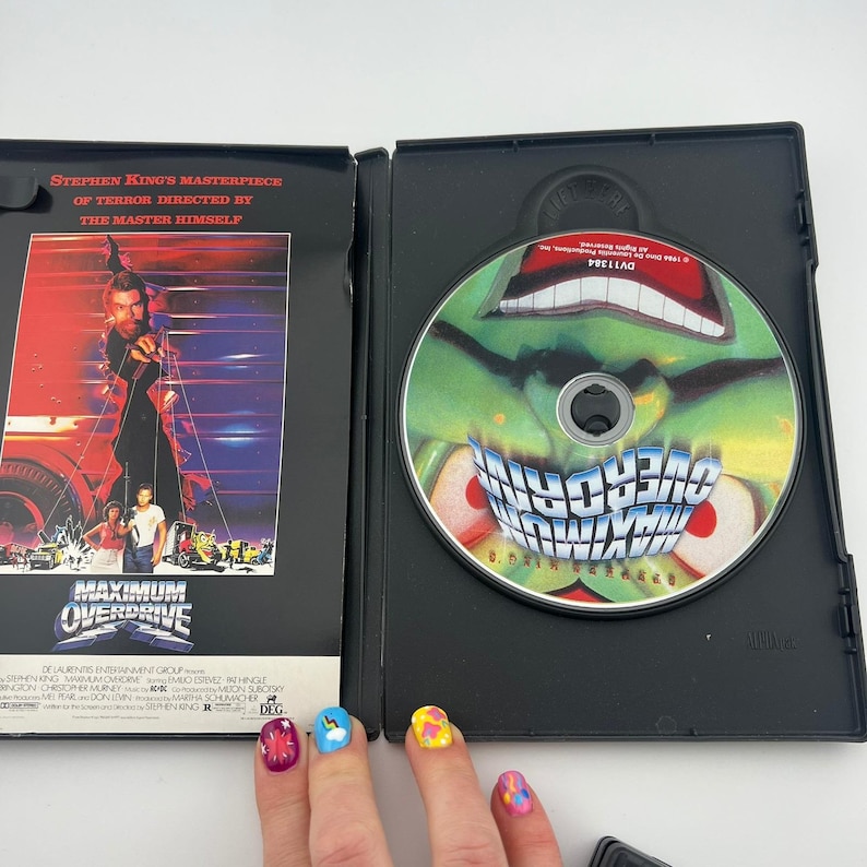 Maximum Overdrive DVD Stephen King 1986 Horror Anchor Bay OOP - Etsy