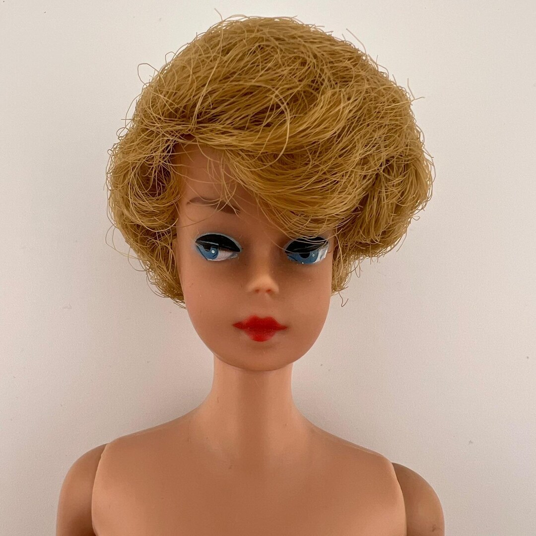 How to find a replacement body for a vintage Barbie doll with a bubble cut hairstyle