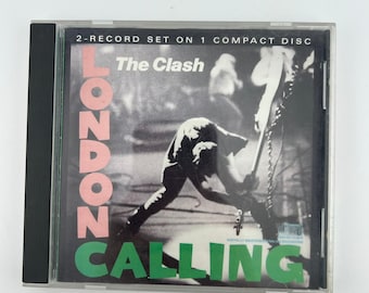 1980's Retro Vintage “clash London Calling” Print Denim Jacket. - Etsy