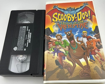 Scooby-Doo Legend of the Vampire VHS 2003 Clamshell Cartoon Movie