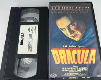 Dracula VHS 1999 Universal Monsters Demo Tape Bela Lugosi Hardcase Promo