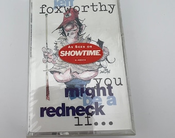 Jeff Foxworthy You Might Be A Redneck If Cassette Tape Comedy Sealed