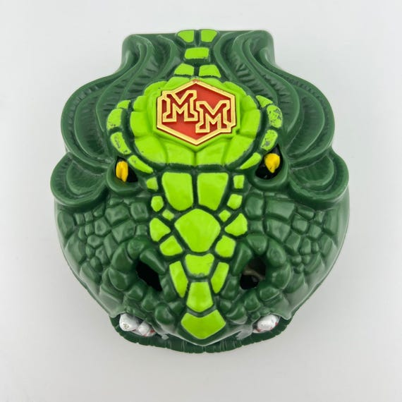 1992 Bluebird Mighty Max Dragon Island Green Monster Head Vintage