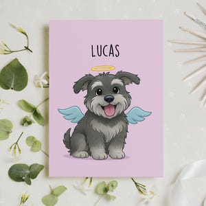 Carte de voeux personnalisée pour amoureux d'animaux de compagnie, carte commémorative pour chien, maman de chien, papa, souvenir de la perte d'un animal de compagnie, idées cadeaux, cadeau de sympathie pour amoureux des chiens