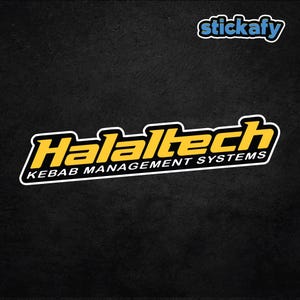 Halaltech Kebab Management System  Sticker