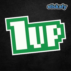 1 Up Sticker