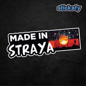 Made In Australia Aboriginal Sticker