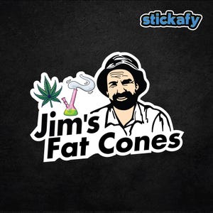 Adesivo Jim&#39;s Fat Cones