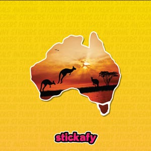 Australia Sunset Sticker