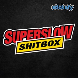 Superlow Shitbox Sticker