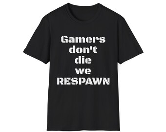 Retro Gaming Shirt, Mens Funny Gamer Shirt,Video Game Shirt,Don't Get Older, We Respawn, Nerdy Shirts, Shirts For Gamers,Funny Gifts For Him