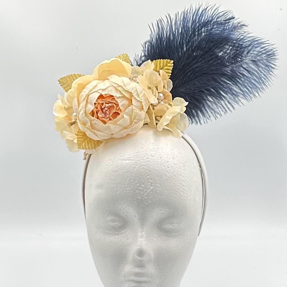 Navy and Ivory Derby Hats - Etsy display picture 2