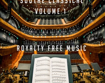 Klassische Musik MP3 Vol 1, Royalty Free Klavier und Violine Album, Hintergrundmusik für Business, Video, PPL PRS Lizenz kostenlos, Sofort Download