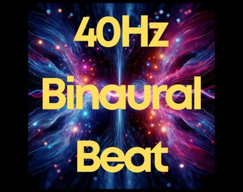 40Hertz Binaurale Beats CD für Konzentration, Studium, Wachheit, 3 Versionen