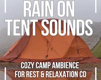 MP3 Rain on Tent – Cozy Camping Rain Ambience (Instant Digital Download)