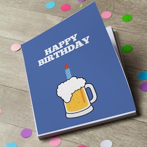 Carte d'anniversaire musicale pour lui pour carte d'anniversaire personnalisée enfants papa mari fils petit-fils 18 ans - cadeau pour lui