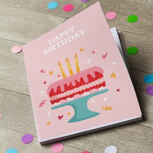 Carte d'anniversaire musicale pour elle pour carte d'anniversaire personnalisée enfants fille femme soeur petite-fille amie - cadeau pour elle