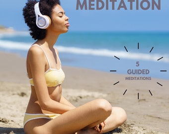 MP3 Relaxation Sessions x5 Audio Guided Meditations for Stress - Digital Download