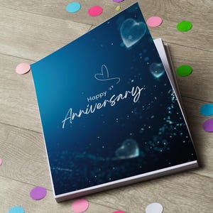 Muzikale jubileumkaart met aangepast nummer – gepersonaliseerd cadeau voor man, vriend of verloofde – speelt een uniek nummer af – aandenken