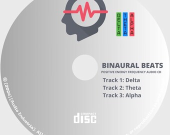 MP3 Positivity Binaural Beats - Delta • Theta • Alpha (Instant Digital Download)