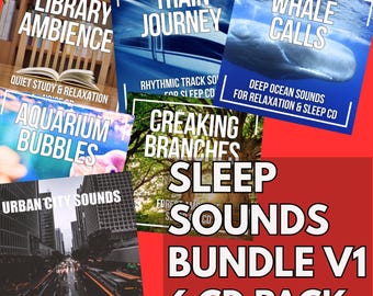 Sleep Sounds Ambience Bundle: Nature & White Noise (Digital Download MP3s)