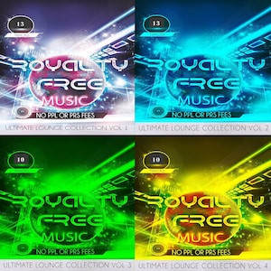 Royalty Free Music CD Ultimate Relaxation Bundle 4 CDs PPL PRS Licence Free Spa