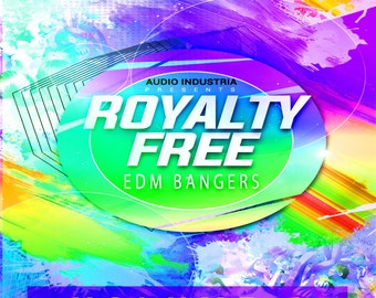 EDM Bangers Music Vol 1, royaltyfritt dansalbum, PPL PRS-licensfria elektroniska spår, bakgrundsmusik för videor, omedelbar nedladdning