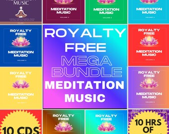 Meditation Music CD Mega Bundle Vol 1, 10CD Set, Relaxation, Massage, Stress Relief