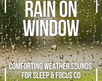 Gentle Rain on Window Sound | Sleep Relaxation Focus Ambience (MP3 Download)