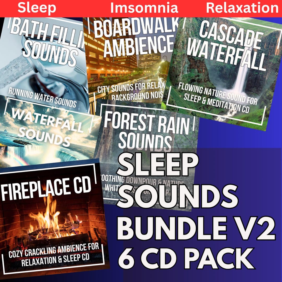 Sleep CD Bundle Vol 2 for Insomnia - 6 CD Bundle for Relaxation & Calm ...