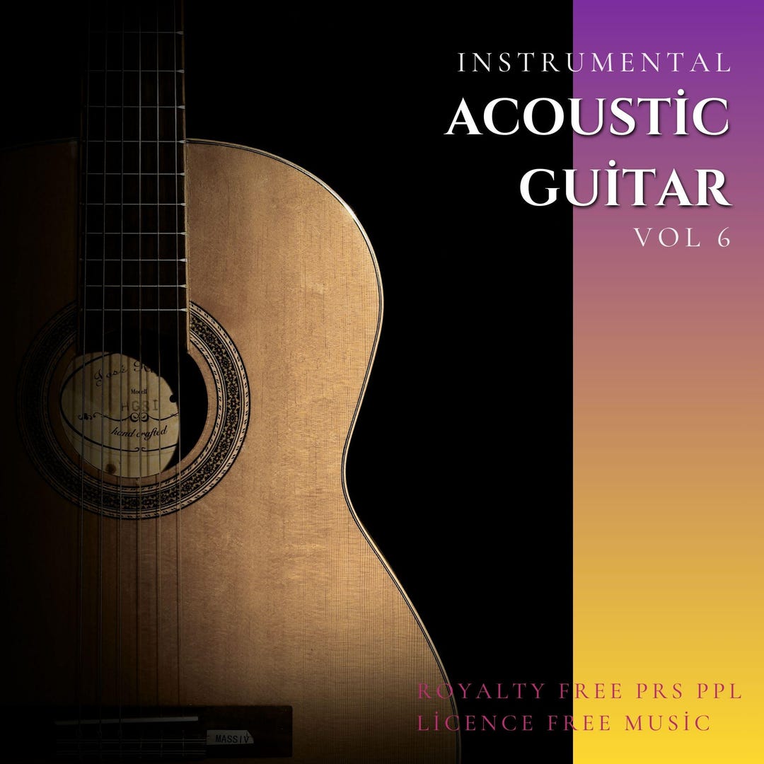 MP3 Acoustic Guitar Music Vol 6, Royalty Free PRS PPL Licence Free, 1 ...