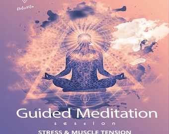Meditación guiada en MP3 para la relajación, la tensión muscular y el alivio del estrés y la ansiedad.