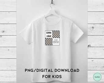 Png rebel download kids clothes, Png dowload for kids, Kid Toddler Boy Girl Shirt, PNG Digital Download, Summer Kids Design, Toddler Designs