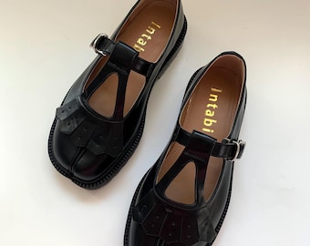 Vintage Tic Tac Toes Shoes Metallic Genuine Leather Mary Janes 8.5 Etsy