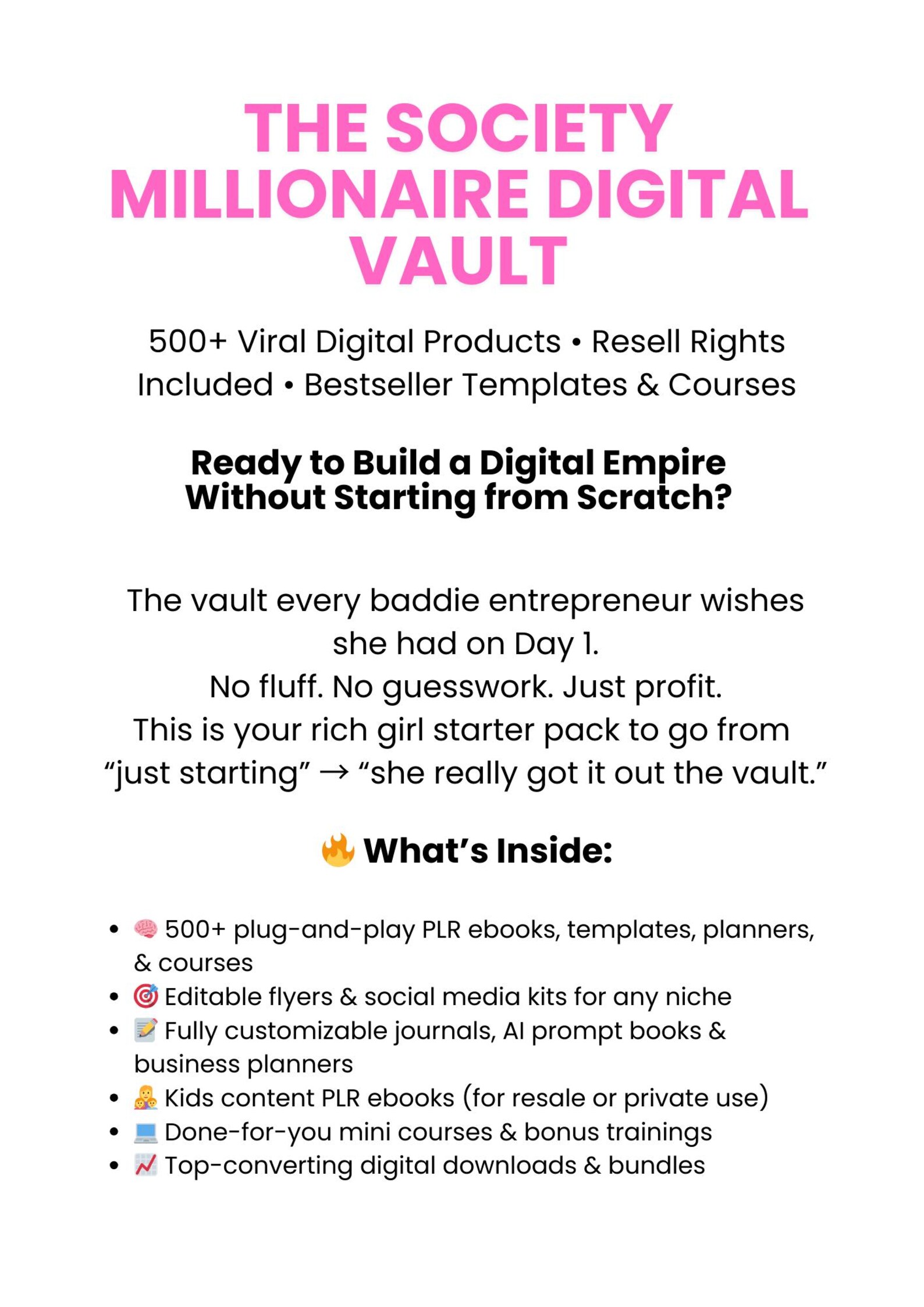Viral Digital Product Bundle, 500+ Bestselling PLR Templates, Ebooks