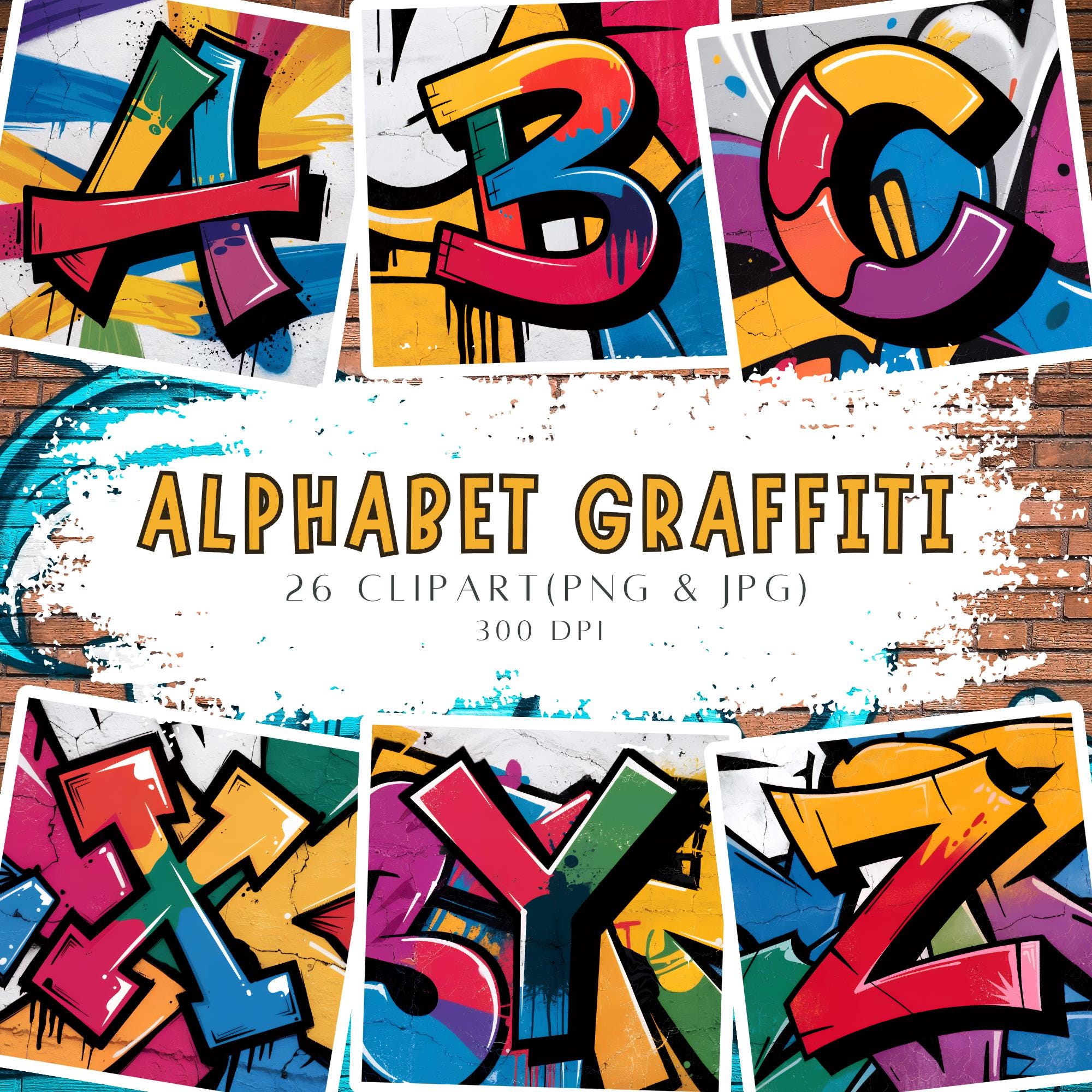 趣味 Graffiti alphabet Graffiti Alphabet Abc's - Etsy