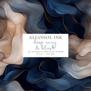 Alcohol Ink Seamless Pattern Blue Alcohol Ink Pattern Smoky Alcohol Ink Digital Paper Abstract Art Sublimation Designs Scrapbook Paper