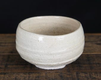 Vintage Japanese Matcha bowl Wabisabi style 1970 kiln craft