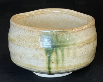 Japan Vintage Matcha tea bowl Hand craft green tea cup 1980