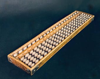 Japan vintage abacus Soroban accounting tool 1960 B