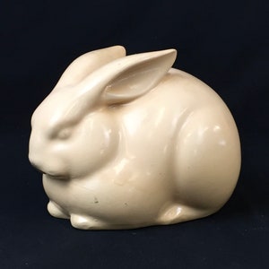 Japan vintage Usagi sculpture ceramic rabbit 1940