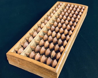 Japan vintage abacus Soroban accounting tool 1960 C