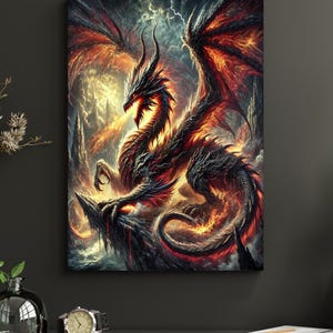 Infernal Dragon Wall Art
