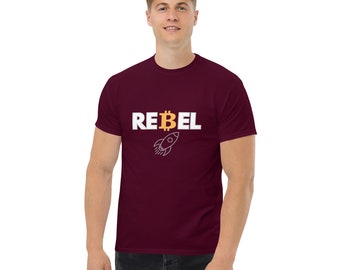 Unleash Your Inner Rebel: Show Your Passion for Bitcoin with This Unique T-Shirt Design!