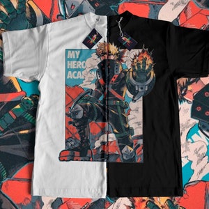 Anime Shirt, Anime T-shirt, Anime Sweatshirt, Anime Lovers Tee, Japanese Anime Shirt, Anime Manga Shirt, Bakugo, Midoriya, All Might, Aizawa