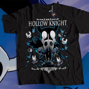 Unisex Anime t-shirt, Unisex Hollow Knight Gaming T-Shirt, Indie Shirt, Gaming apparel, Unique gaming shirt, Japanese style shirt