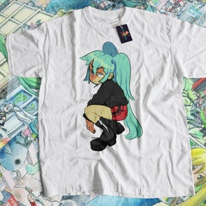Maglietta Hatsune Miku Anime Girl, streetwear giapponese, maglietta in stile giapponese, maglietta Kawaii Project Diva Vocaloid, stile harajuku